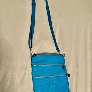 Kipling Vibrant Aqua nylon Crossbody Bag
